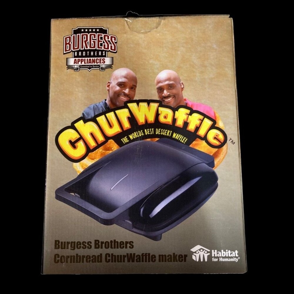 Burgess Brothers ChurWaffle Maker Brand Specialty Waffle Maker New in Box